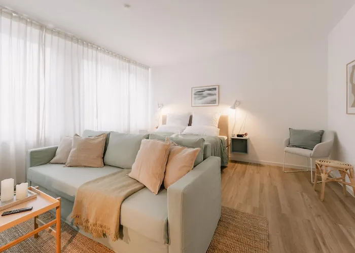 Apartment 5 Min 1-room - Free Parking 600 Mbit Wifi *